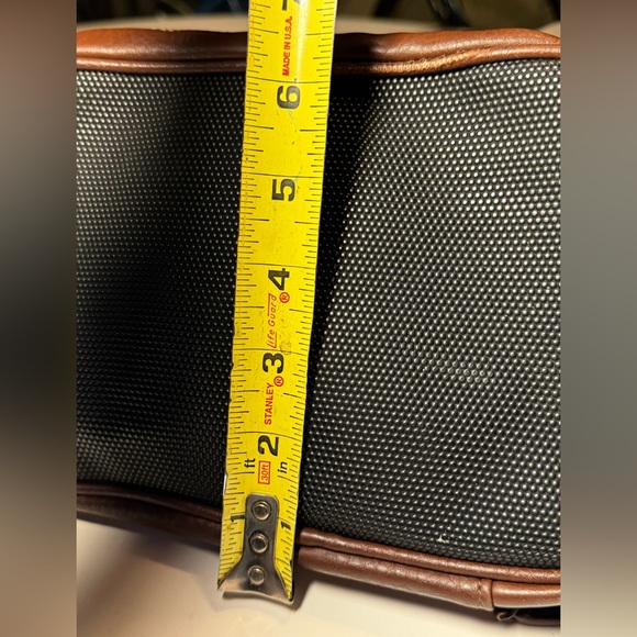 Vintage High End Penguin Brown Leather Men’s Toiletry Travel Bag - Picture 11 of 11